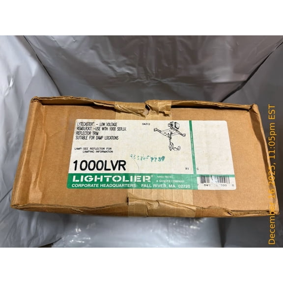 Lightolier  1062LV Eyeball Trim with 1000LVR Low Voltage REMDLR KIT