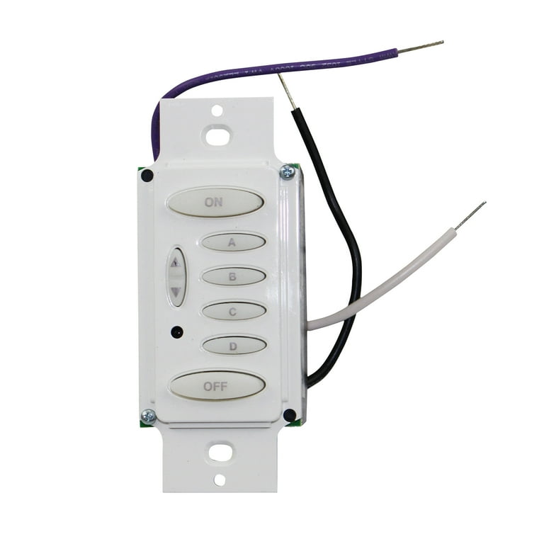 Hunter Ceiling Fan Light Wall Mount Control 27186 Shelly Lighting