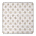 thumbnail image 1 of Lightpink Daisy Flower Linear Pattern Square Fitted Tablecloth with Elastic Edge,Square Table Cover,Washable Elastic Table Cover for Home Kitchen Party Decor 36"x36", 1 of 6