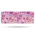 thumbnail image 1 of Lightpink Daisy Flower Purple Blooms Pattern Bathroom Rugs Mat,Non Slip Microfiber Bathroom Rug,Rubber Backing,Soft Bathroom Mats for Bathroom Floor,Tub and Shower,47x17in(120x43cm), 1 of 5
