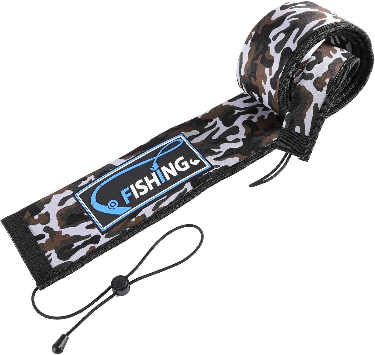 Lightproof Neoprene Fishing Rod Sleeve - Fishing Rod Cover for Storage ...