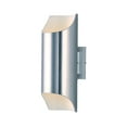 thumbnail image 1 of Lightray LED Outdoor Wall Sconce, Brushed Aluminum, 1 of 1
