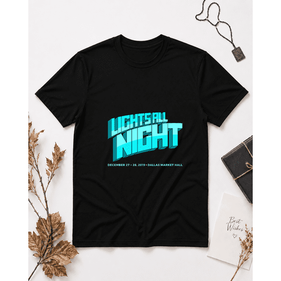 Lights All Night Festival 2019 Dallas EDM Rave Concert Unisex T-Shirt V25158, S-5XL