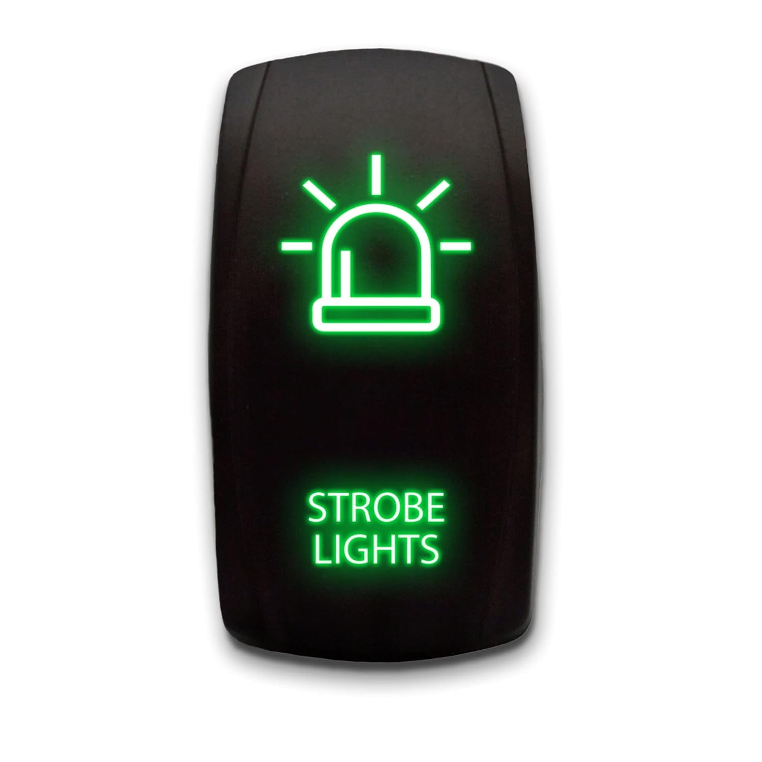 Lights Laser Etched 5-Pin Single Pole Single Throw Vertical Rocker ...
