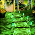 thumbnail image 1 of Lights Outdoor  Waterproof 6000K Cold White LED Stainless Steel Stake for Pathway Yard Garden Driveway Solar Powered Outside Decor, 1 of 18