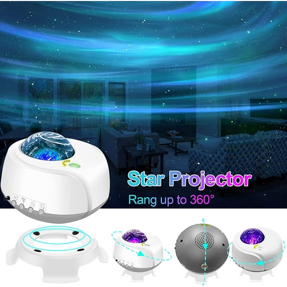 Lights Projector with Changing Nebula Shapes, Starry Night Light for Room Decor