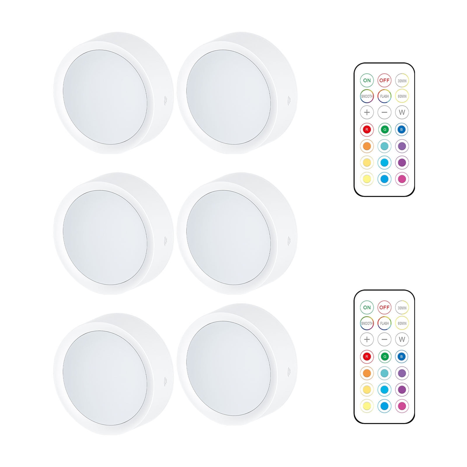 Lights With Remote Color Changing LED Stick On Lights Battery Powered