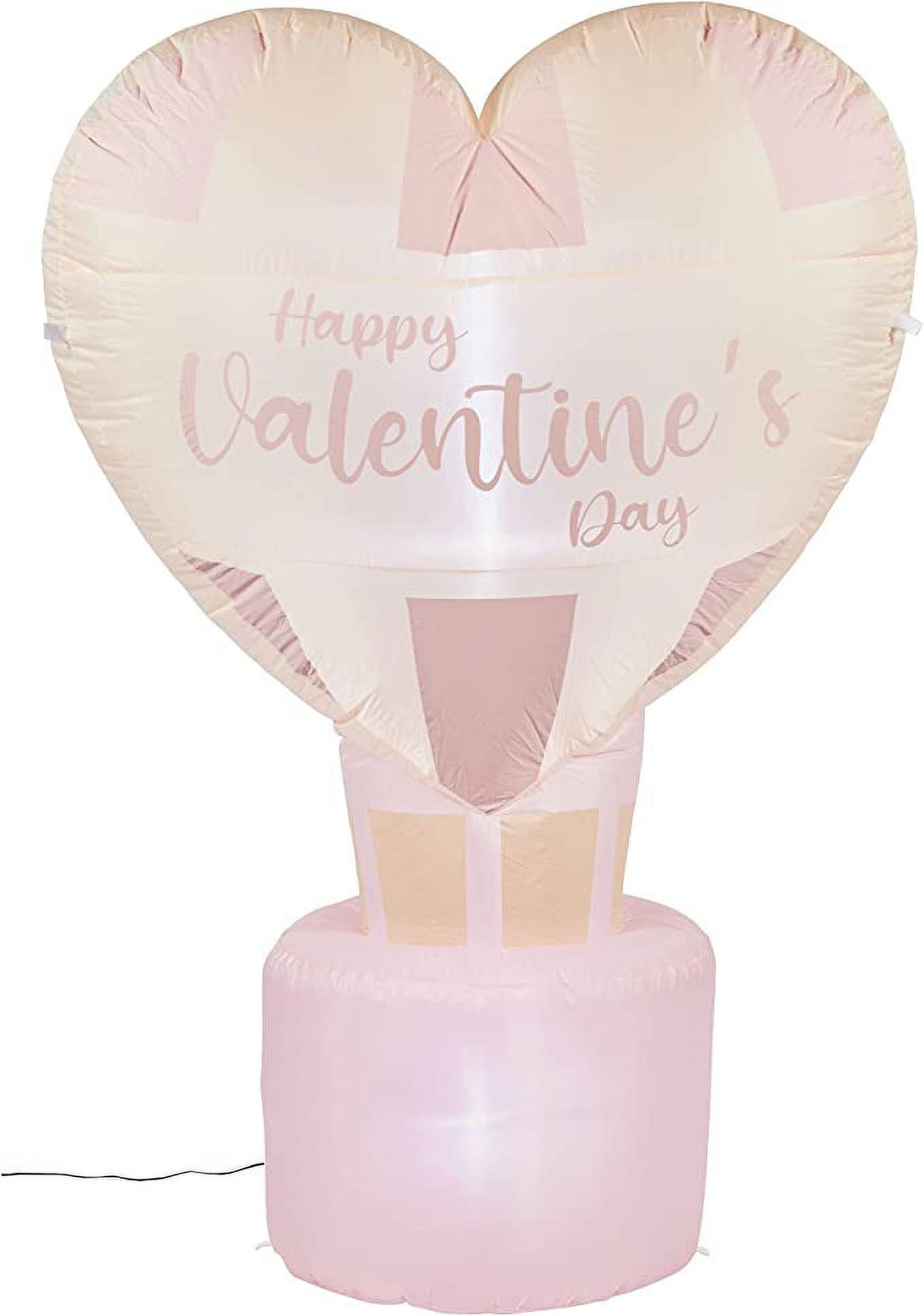 Lights4fun, Inc. 6ft Inflatable Love Heart Balloon Indoor & Outdoor