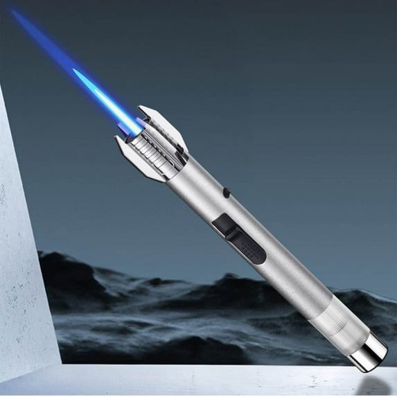 Lightsaber Kitchen Butane Torch Lighter - Metal Large Fire Windproof Blue Flame Lighter, Professional Gift for Chef, Windproof Blow Torch, Leodye Back to School Season Clearance Special Offers