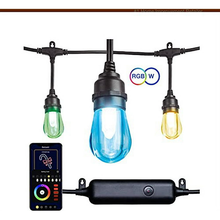 Color changing edison string lights 2025