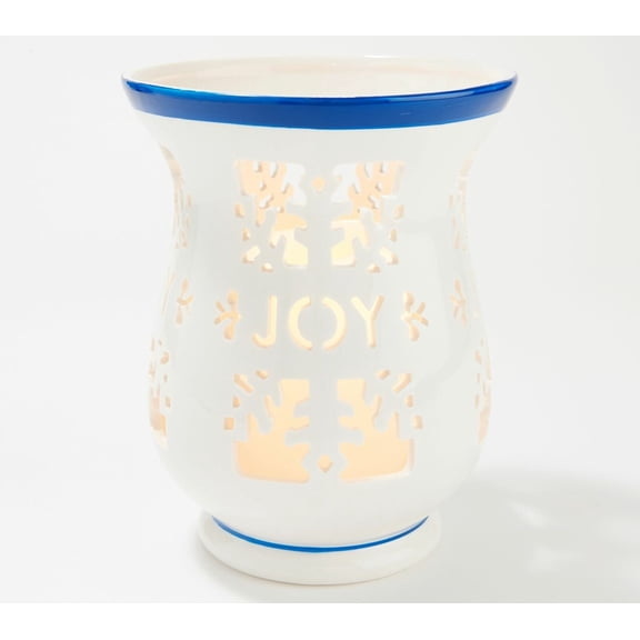 Lightscapes Ceramic Cutwork Hurricane