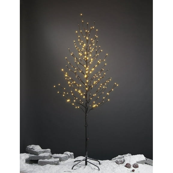 Lightshare 6 ft. 240 LEDs Star Light Tree, Warm White
