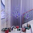 thumbnail image 1 of Lightshare Lighted Cherry Blossom Tree, 4FT, 5FT and 6FT, Pack of 3, Warm White to Multicolor, Decorate Home Garden, Summer, Wedding, Birthday, Christmas Holiday, Party, for Indoor and Outdoor Use, 1 of 5