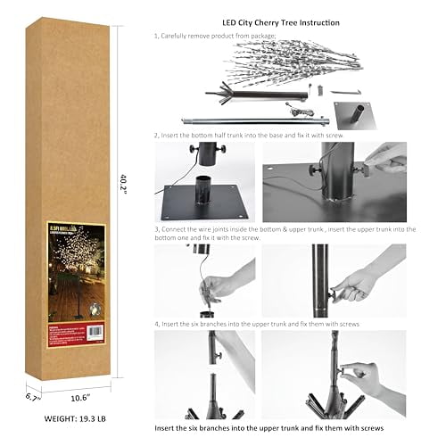 Lightshare Lighted Cherry Blossom Tree (8FT WarmWhite)