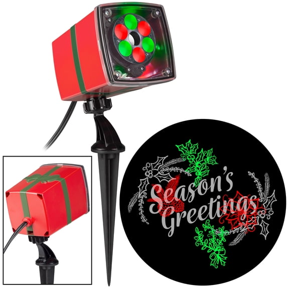 Lightshow Projection Plus Whirl a Motion and Seasons Greetings