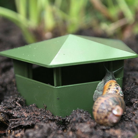 Lightsmax Reusable Eco-Friendly Garden Slug & Snail Trap, 4 Pack