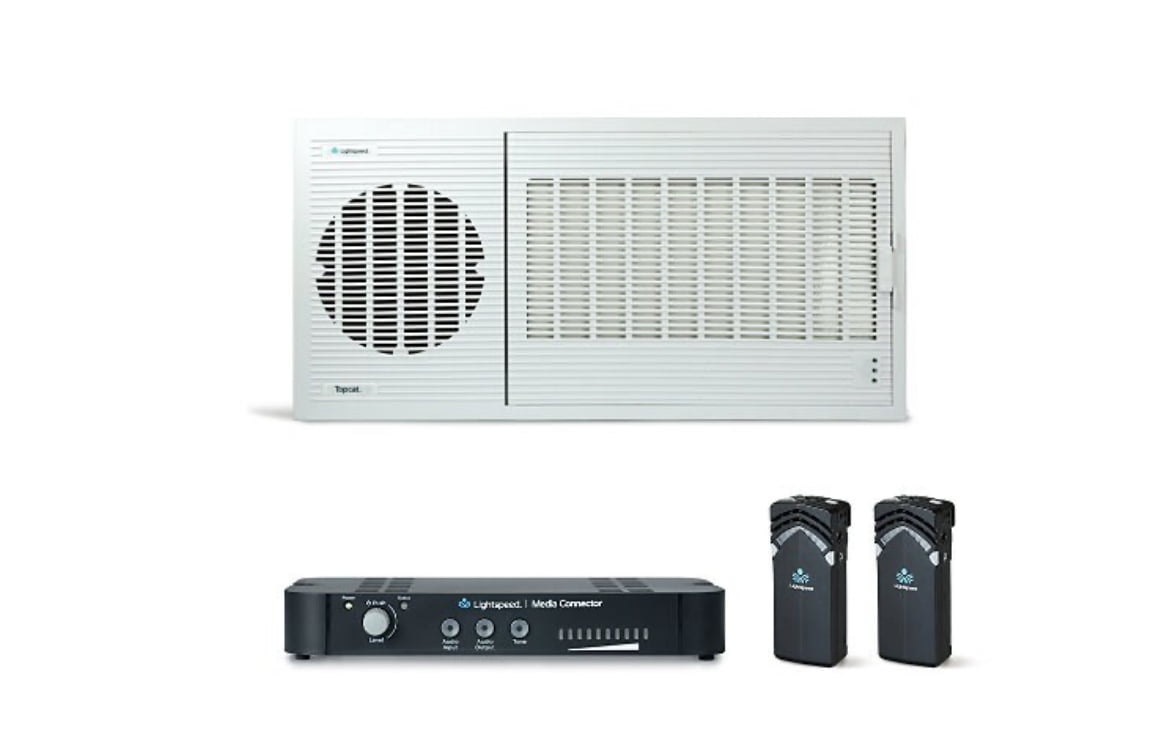 Lightspeed Topcat Classroom Audio System with 2x Flexmike Microphones