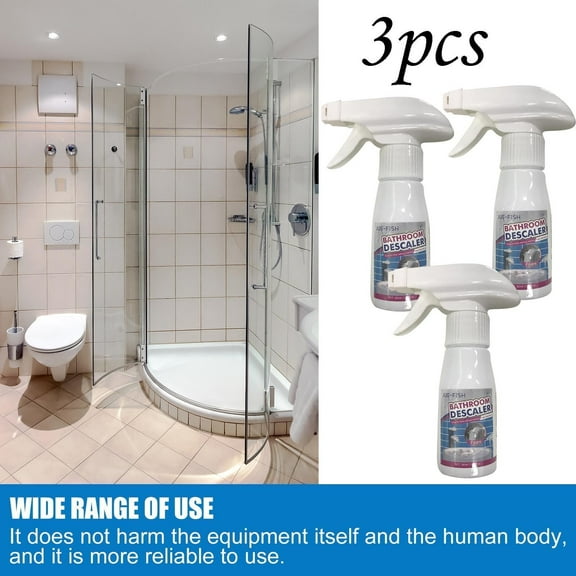 Lightup Bathroom Cleaner - Tea Tree Bathtub & Shower Cleaner Spray for Glass and Tile Foaming Mold and Mildew Remover for Tub Works on Hard Water Stains.