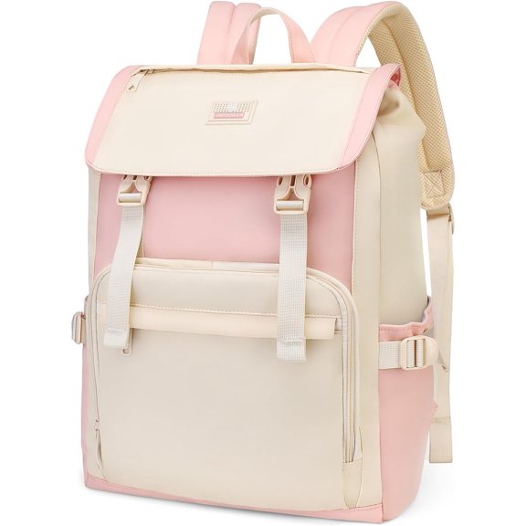 Lightw Laptop Backpack for Women, 15.6 Inch Travel Backpack with Large Capacity, Stylish Leisure Bag with Multiple Pockets for Travel,Work, and Daily Use