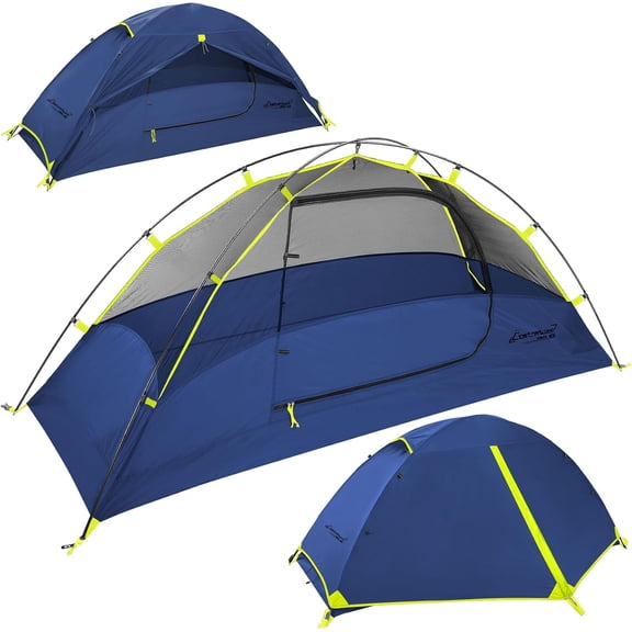 Lightweight 1 Person Waterproof Backpacking Tent for Hiking and Mountaineering