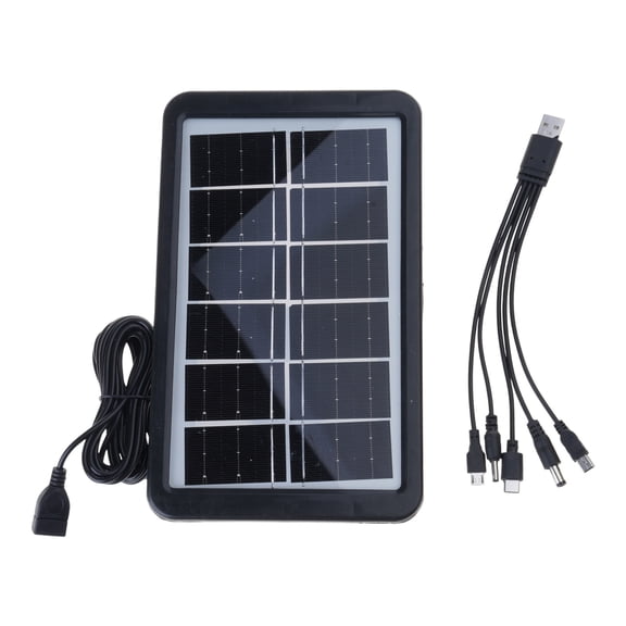 Lightweight 10W Solar Panel Charging USB Port High Efficiency Solar Module for Outdoor Activity & Mobile Charging