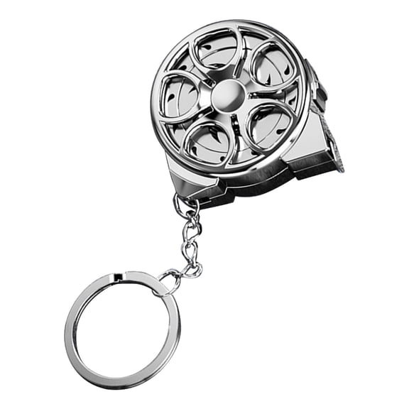 Lightweight 2 Meter Metal Measuring Tape Ruler High Durability ABS Case Portable Keychain Design For Crafting Daily Use