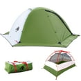 thumbnail image 1 of Lightweight 2-Person Backpacking Tent, IC ICLOVER Waterproof Two Doors Easy Setup Double Layer Outdoor Tent for 4 Seasons Camping Hiking and Mountaineering - Green, 1 of 9