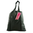 thumbnail image 1 of Lightweight 2-in-1 Polyester Drawstring Backpack and Tote Bag, A. Black, 1 of 3