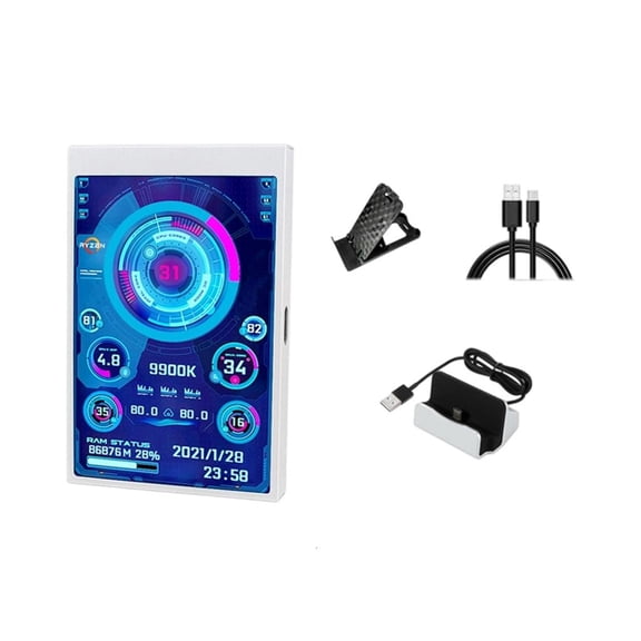 Lightweight 3.5inch Display For PC Desktop Computer Secondary