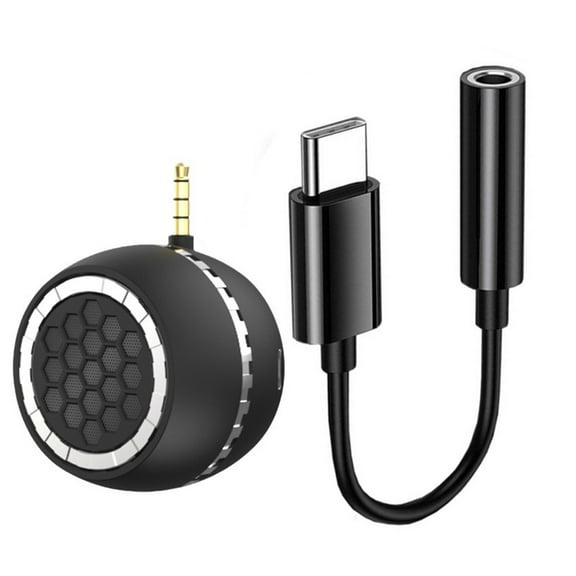 Lightweight 3W Corded Portable Speaker Amplifier Rechargeable Stereo Sound Speaker for Smartphone Laptop Tablets