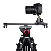Lightweight 40cm Camera Track Slider Video Stabilizer Rail with 4 Bearings for DSLR Camera DV Video Film Photography