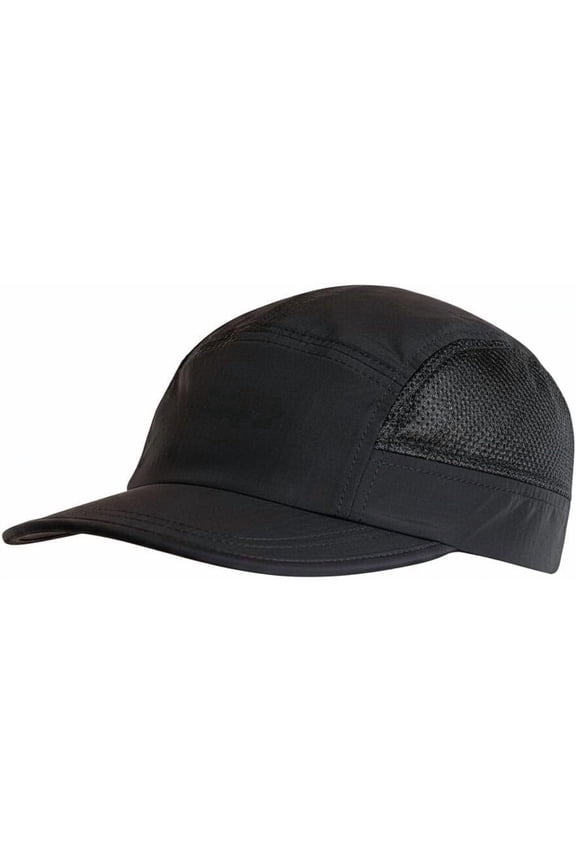 Lightweight 5-Panel Mesh Cap - Ultra-Light, Breathable Running Hat for -Day Comfort & Cooling - Ideal for , Running & Casual Wear Black