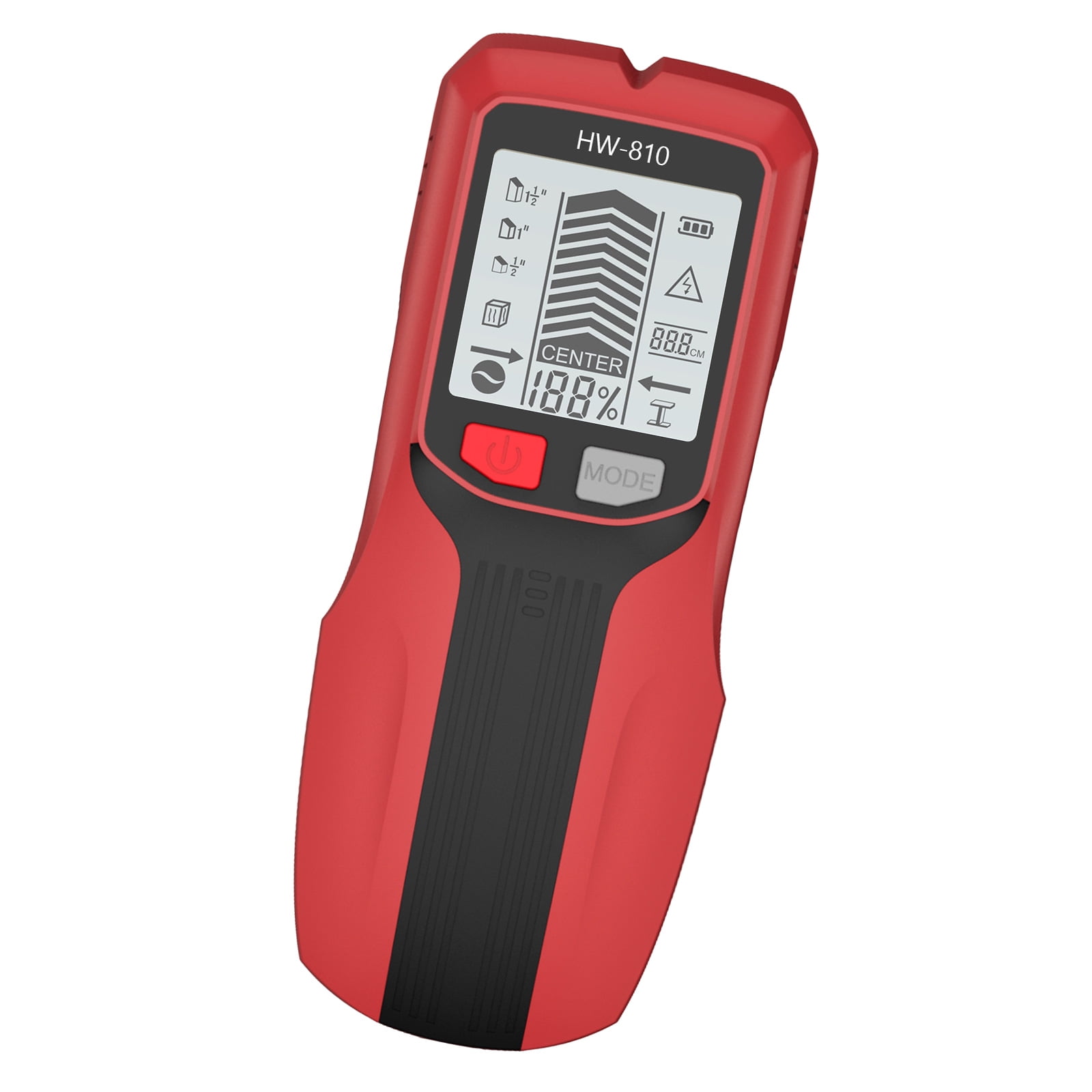 Lightweight 5 in 1 Wall Detector for Quick and Easy Detection of Metal Cables and Structural Studs Wall Scanner