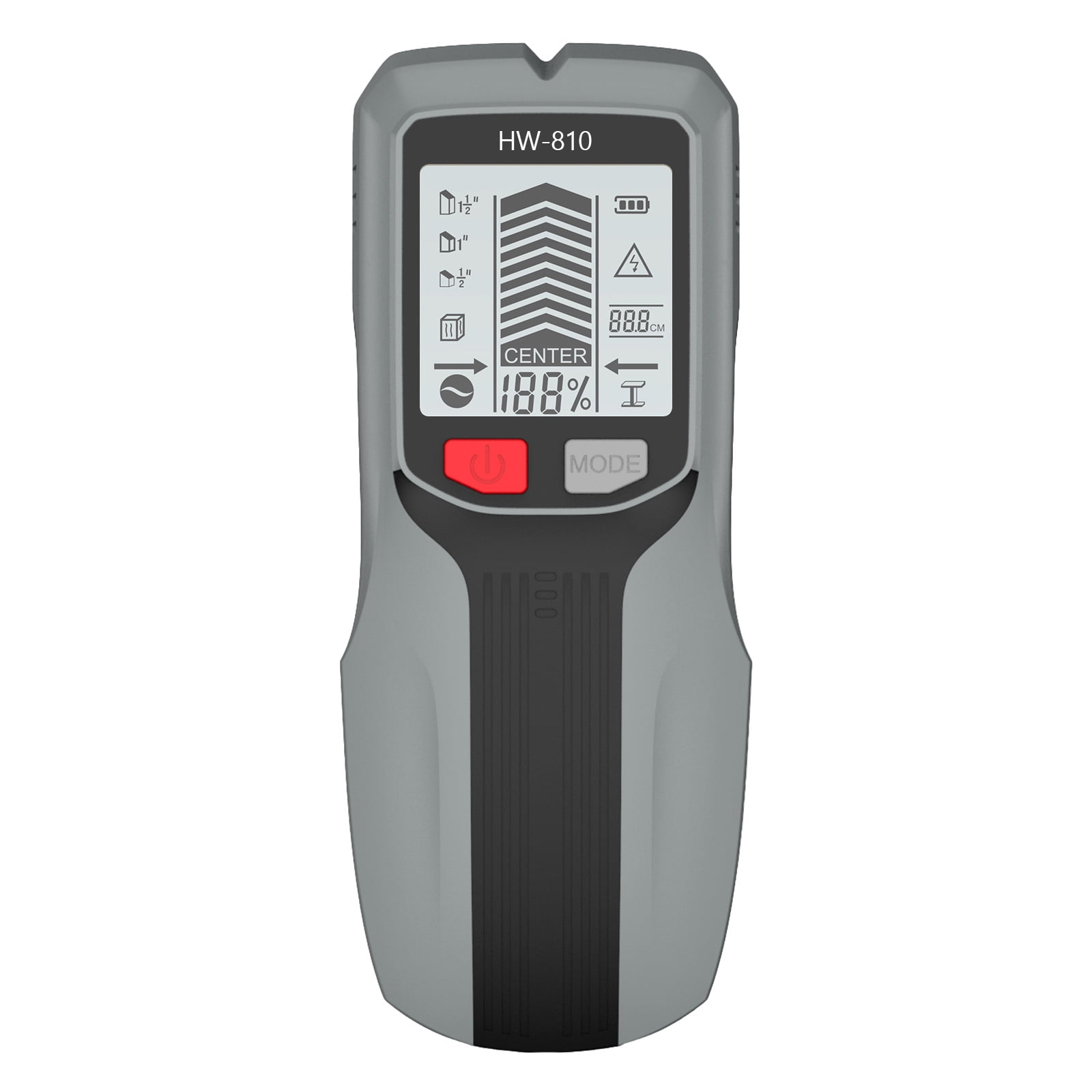 Lightweight 5 in 1 Wall Detector for Quick and Easy Detection of Metal Cables and Structural Studs Wall Scanner