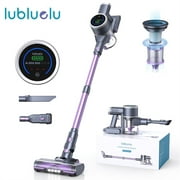 Lightweight 6 in 1 Smart Cordless Stick Vacuum Cleaner with LED Brush Head for Hard Floors/Carpet 45 Mins Runtime