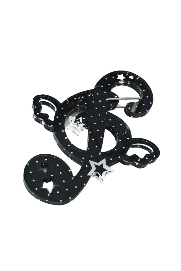 Lightweight Acrylic Key Holder Musical Note Carabiner Keychain Bag Accessories Backpack Decoration for Everyday Use