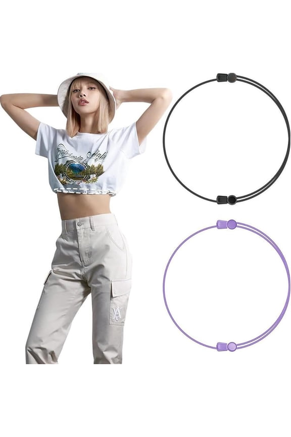 Lightweight Adjustable Band for Crop Tops, Beneficiak Adjustable Band Crop Tuck, Change The Style of Your Tops (2PCS,S)