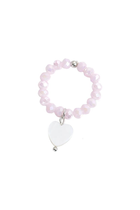Lightweight Adjustable Heart Shaped Shell Ring For Everyday Wear Natural Material User Friendly Jewelry Gift For Women