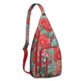 thumbnail image 1 of Lightweight Adjustable Strap Chest Bag with Floral Design for Unisex, 1 of 4