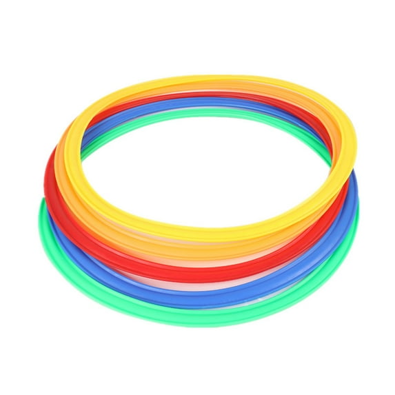 Lightweight Agility Rings,Mini Hula Hoops and Hopscotch Mat for Fitness Dance Gymnastics and Outdoor Fun Activities