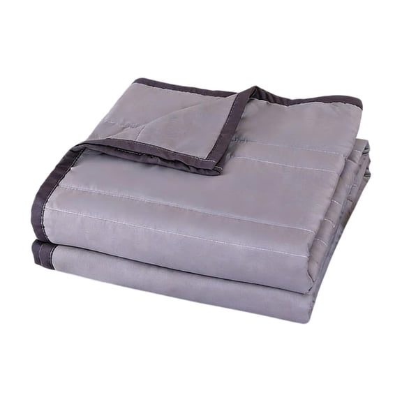 Lightweight Air-Conditioned Summer Quilt for Student Dormitories - Exquisite Breathable Washed Cotton, All-Season Versatile Use, Fluffy Down Alternative Filling, Machine Washable