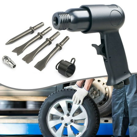 Lightweight Air Hammer Kit With Quick Change Retainer And 4 Chisels 3500 Bpm