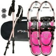 thumbnail image 1 of Lightweight Aluminum All Terrain Snowshoes for Men Women Youth Kids, with Unisex Hiking Poles and Tote Bag, 14"/21"/25"/30", 1 of 7