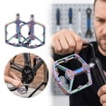 thumbnail image 1 of Lightweight Aluminum Bicycle Pedals, Non- Platform MTB Pedals with Sealed Bearings, Durable Bike Pedals for Mountain, Road, BMX, 9/16" Spindle, 1 of 8