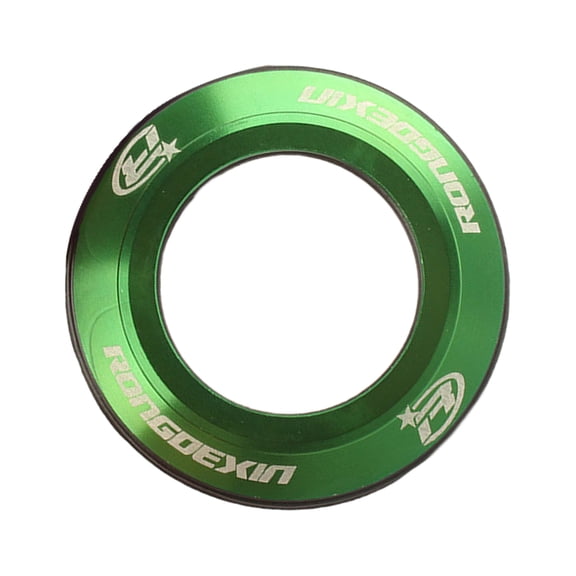 Lightweight Aluminum Bike Flat Crown Race Not Rusts Strong Headsets Component Suitable for Multiple Bike Models Upgrades