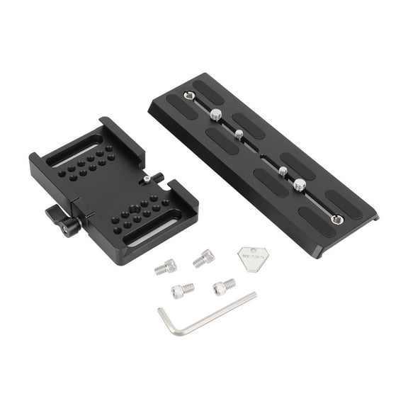 Lightweight Aluminum Camera Mounting Plate with Base Dovetail Quick Release Design For Tripod Security And Stability