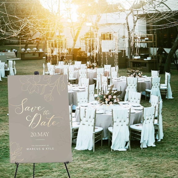 Lightweight Aluminum Flip-Chart Presentation Easel, 70 Inches, Black