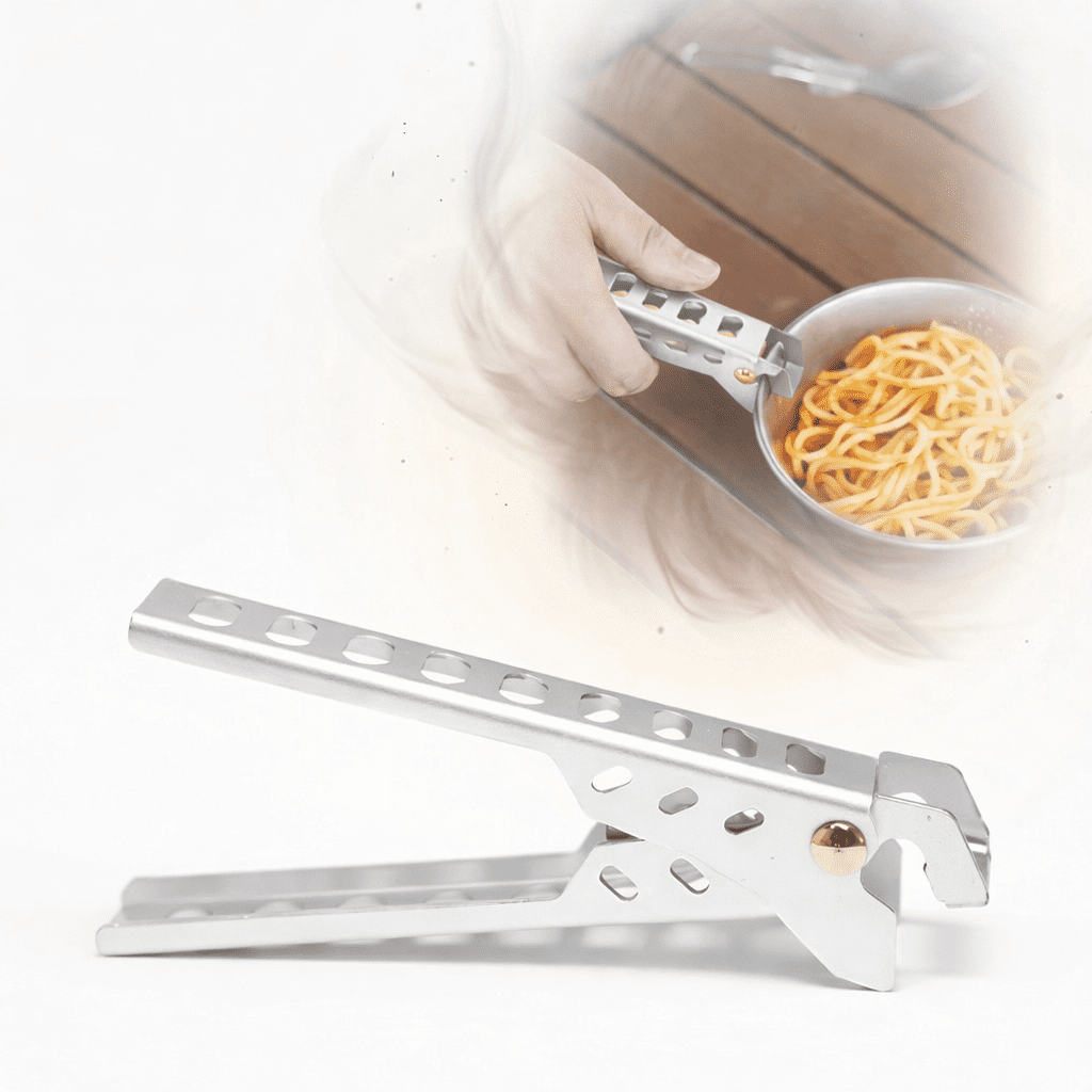 Pan Lifter Pattern Lightweight Aluminum Pot Gripper - Anti-Scald Hot Plate Gripper for ...