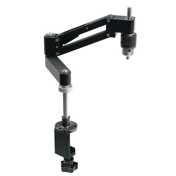 Lightweight Aluminum Tapping Arm Bracket Flexible For Hand Drills Craft Projects