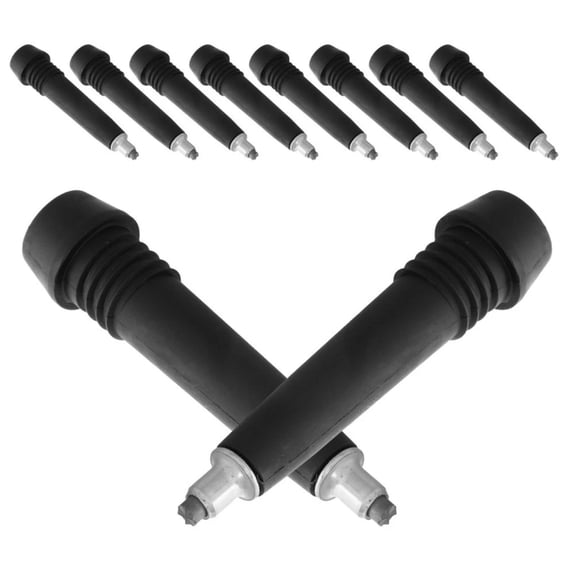 Lightweight Aluminum Trekking Pole Hiking Walking Staff with Replacement Tungsten Carbide Tips Adjustable Antislip Ergonomic Grip Compact for Outdoor Camping Climbing Gear 10PCS